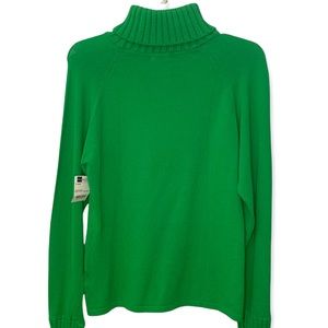 MIXIT | Women’s Bright Green Turtleneck